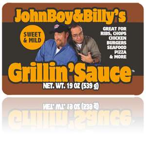 John Boy and Billys Sweet & Mild Barbeque Sauce BBQ  