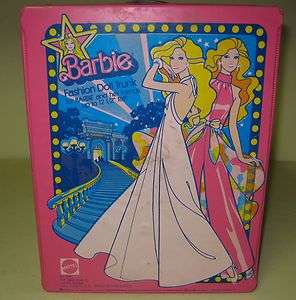 COLLECTIBLE 1977 MATTEL BARBIE FASHION DOLL TRUNK DOLL CASE  