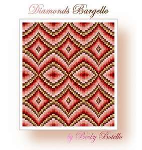 Diamonds Bargello Quilt Pattern PDF  
