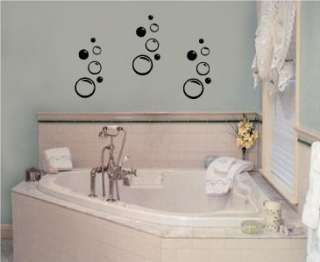 Bubbles Vinyl Wall Decal Stickers Decor Bathroom Art  