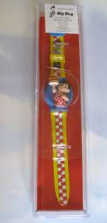 Bobs Big Boy Hamburgers Collectors Watch 1999 NEW in PACKAGE  