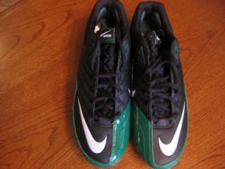 Nike Speed TD Low Football Soccer Cleats 11 Vapor Black / Green  