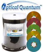 100 OQ 52x Color LightScribe CD R Blank Media Disc NEW  