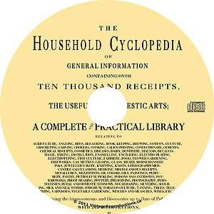   Cyclopedia of 1881 {Guide to Housekeeping} Reference Book on CD  