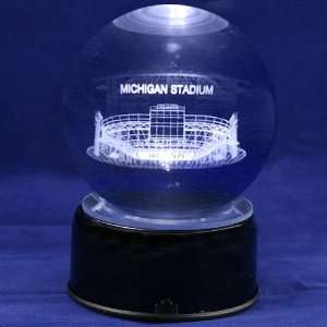   Michigan Wolverines Football Stadium 3D Laser Globe
