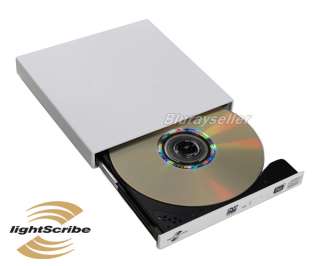 USB External Lightscribe CD DVD Burner DVD writer Drive  