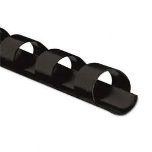 Black plastic binding combs   3/8 40 Sheet Capacity, Black 
