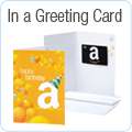   gift card inside a blank greeting card includes an additional envelope
