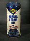 vintage sunoco rubber repair kit in tin can 
