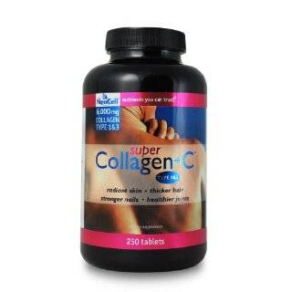 Neocell Super Collagen Type 1 and 3 plus Vitamin C Tablets, 250 Count
