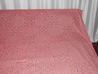 Boho Indian Cut Double Bedspread Chenille Bed Sheet  