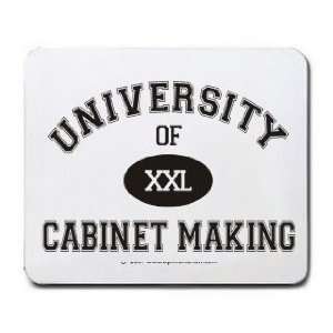  UNIVERSITY OF XXL CABINET MAKING Mousepad