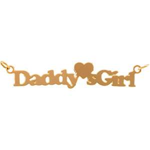 Childrens daddys Girl Pendant 19647 14KY Gold  