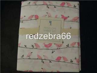   Hannah Ribbon Full Quilt+Sham+Pink/Chocolate Penelope Sheet Set  