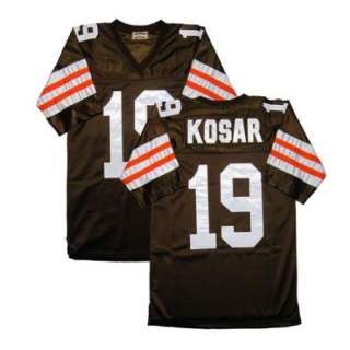   #19 Cleveland Browns Throwback Brown Sewn Mens Size Jersey  