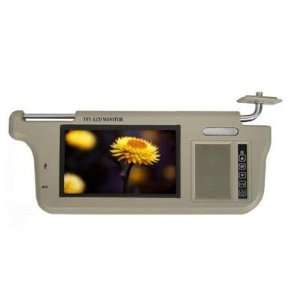   (TM) 7 inch 16:9 Sun visor LCD Monitor/MP5 support: Car Electronics