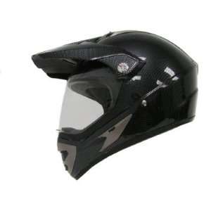 Carbon Fiber Motocross Motorcycle Utv Dual Sport Hybrid Helmet 