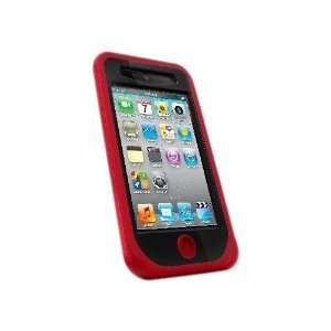  iSkin Touch Duo Case for Ipod Touch 4G Red   iSkin TCDUO4 