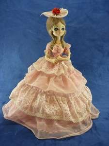 Bradley Big Eye Doll In Red Dress 17 Pink Dress  