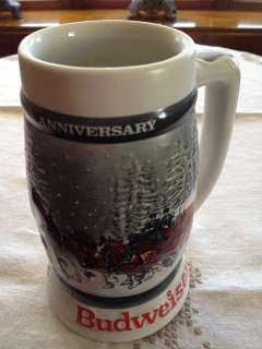 COMPLETE Budweiser Holiday Stein 1980 2011 Collection  