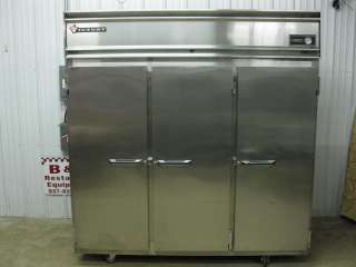   Three 3 Door Stainless Steel Commercial Reach In Freezer FAA 3D S7