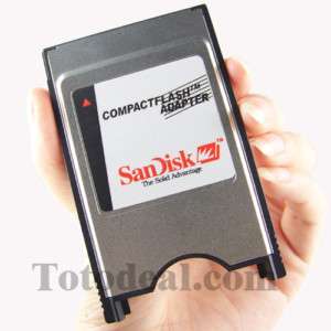 PCMCIA to CF Compact Flash Card Reader Laptop Adaptor  