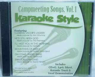 Campmeeting Songs NEW Christian Gospel Karaoke CD+G  