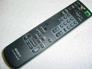 SONY VHS VTR VCR TV REMOTE CONTROL RMT V182B  