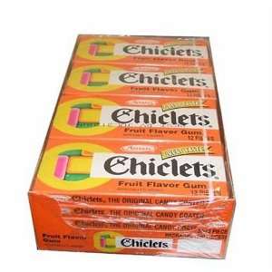 Chicklets Fruit Flavored Chewing Gum:  Grocery & Gourmet 