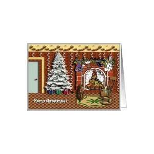  Christmas at Home / Merry Christmas / New Address Card 