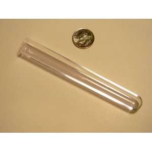 10 Pack Clear Plastic Test Tubes 4 inch 13x100mm  