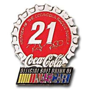  Ricky Rudd #21 Coca Cola Cap Pin