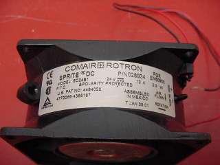 Comair Rotron Sprite DC Fan 24VDC Model SD24B1 80x80x42mm  