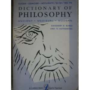  Dictionary of Philosophy Ancient, Medieval, Modern Books