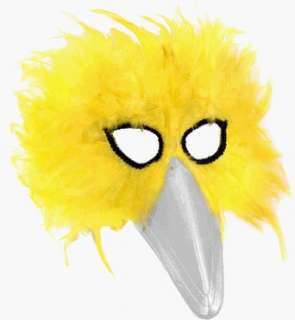  Adults Big Yellow Bird Face Costume Mask: Clothing