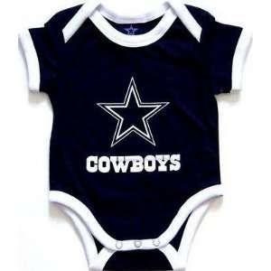  NEWBORN Baby Infant Dallas Cowboys Navy Star Onesie 