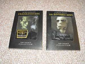 Frankenstein & The Invisible Man Legacy Collection DVDs  