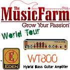 Eden Wt800 Wt 800C All Tube Bass Guitar Amplifier Head