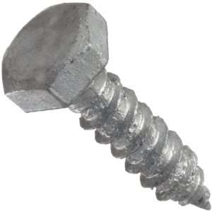 Galvanized Steel Lag Bolt, Hex Head, 5/16, 1 1/2 Length (Pack of 100 