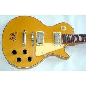  Grateful Dead Bob Weir Autographed Signed Gold Guitar PSA 