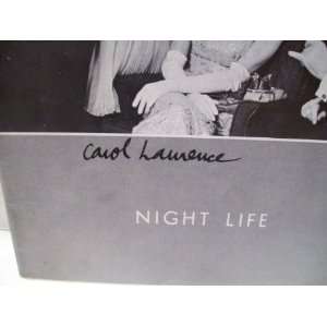  Lawrence, Carol Playbill Signed Autograph Night Life 1962 