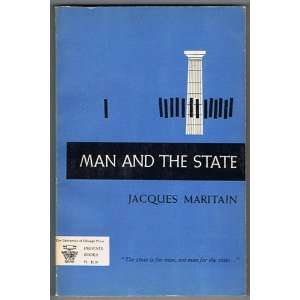  Man and the State. Jacques.  MARITAIN Books