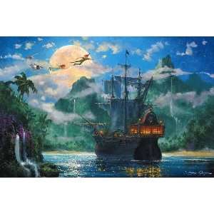   Over Pirates Cove Disney Giclee By James Coleman