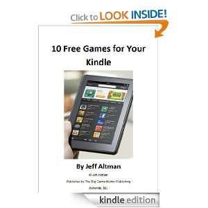 10 Free Games for Your Kindle Jeff Altman  Kindle Store