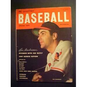 Lou Boudreau Cleveland Indians Autographed Spring 1949 Baseball 