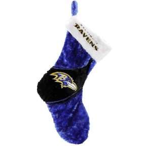  Baltimore Ravens NFL Himo Plush Christmas Stocking: Sports 