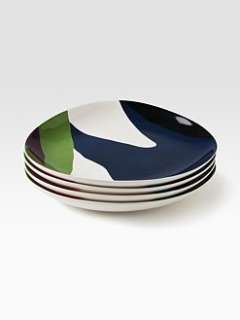 Diane von Furstenberg Home   Decal Dessert Plates, Set of 4