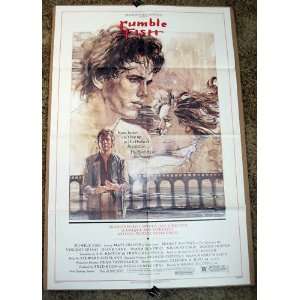  Rumble Fish   Matt Dillon   Original 1983 Movie Poster 