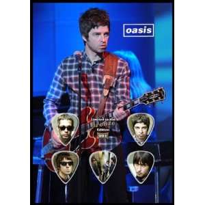  Oasis Noel Gallagher Bronze Edition Guitar Pick Display 