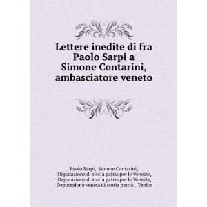  Lettere inedite di fra Paolo Sarpi a Simone Contarini 